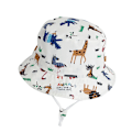 Miniatyrbillede 4 af 5: 52cm - Børnebabyhat Anti-UV Solhat Dyreprint Bomuld Fol