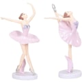 Miniatyrbillede 3 af 5: 3 stk. balletfigurer i plastik til bordpynt dansende gi