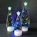 Miniatyrbillede 1 af 6: ##/3 stk. Bordplads Juletræ med Lys Mini Kunstigt Juletræ##/