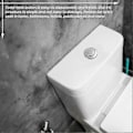 Miniatyrbillede 5 af 5: Skydeknap, 38 mm trykknap til badeværelse og WC vandbesparende enhed - velegnet til toiletcisterne