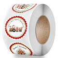 Pikkukuva 4 / 4: &4 Designs 1 tuuman jouluaiheiset sinettitarrat tarrat DIY-lahjojen leivontaan pakkauksiin kirjekuoriin paperitavaroiden koristeluun qy711-100kpl&