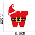 Miniatyrbild 4 av 5: ##/Julklappsbroschyr med broderade tygplattor, 32 st##/