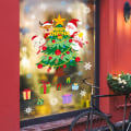 Miniatyrbilde 3 av 5: /#/Vindusdekal, 30*60cm, juletre, snøfnugg, gaver/#/
