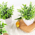 Miniatyrbillede 4 af 5: ##/2 stk. Mini Kunstige Planter Indendørs i Potter Små Kunstige Planter Indendørs##/