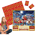 Miniatyrbillede 2 af 6: ##/Julepuslespil, 1008 brikker Julepuslespil, 24 dage##/