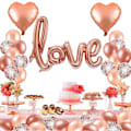 Miniatyrbillede 2 af 6: ##/Latex ballon romantisk bryllup kærlighed folie balloner bryllupsforslag##/