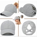 Miniatyrbillede 1 af 4: Ponytail Baseball Cap, Letvægts Justerbar Hurtigtørrende Åndbar