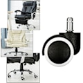 Miniatyrbilde 4 av 5: ##/5 stk. Erstatningshjul til kontorstol, egnet for stille bruk##/