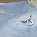Miniatyrbillede 1 af 5: Hjerte Kærlighed Perle Ankelarmbånd Anklet til Kvinder
