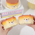Miniatyrbillede 4 af 4: 1 Pak Cheesecake Puppy Bløde Legetøj 3D Squishy Legetøj Stressaflastning S
