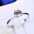 Miniatyrbillede 3 af 5: Klassisk Luksus Justerbar Cubic Zircon Par Forlovelsesring Smykketilbehør til Valentinsdag 2
