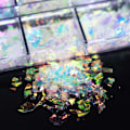 Miniatyrbild 4 av 5: /#/Set med 2 sjöjungfru nagel glitter rutnät nagelkonst dekoration nagelkonst design manikyr/#/