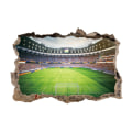 Miniatyrbilde 2 av 5: 3D Veggdekor for Stue, 3D Fotball Arena Veggklistremerker,