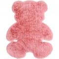 Miniatyrbilde 1 av 5: ##/Rosa teppe, myk, bjørnform, stue##/