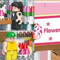 Miniatyrbillede 2 af 2: ##/Byggeklodser mini by gadescene, blomsterbutik, 908 stykker##/