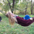 Miniatyrbillede 1 af 5: Net Hammock, Hængekøje til én person, Camping, Letvægts
