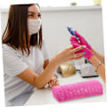 Miniatyrbilde 3 av 5: ##/Neglepute håndstøtte, vaskbar, PU-lær, avtakbar, rosa##/