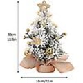 Miniatyrbillede 2 af 2: ##/Mini Bordplade Kunstigt Juletræ##/