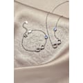 Miniatyrbillede 4 af 5: Hjerte-symbol charmearmbånd til kvinder 925 sterling sølv justerbar