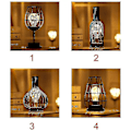 Miniatyrbillede 5 af 5: Bordlampe lavet af moderne sort jernwire - Bur-stil