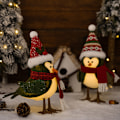 Miniatyrbilde 3 av 5: ##/2-pakks julepynt med dekorative fuglefigurer##/