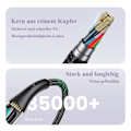 Pikkukuva 4 / 6: ##/Type-C - Lightning -nopea lataus -latauskaapeli 2m musta USB-C##/