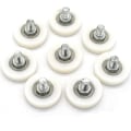 Miniatyrbilde 3 av 4: Nylon hjul (diameter 19 mm) med lager og skrue