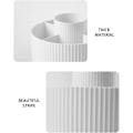 Miniatyrbild 5 av 5: ##/Svängbart borsthållare - Vit, Makeupborste Förvaring, 360 Grader Sväng##/