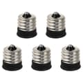 5 st Lampställ E17 E14 Lampadapter Glödlampa Adapter E17 E14 Adapter E14 Glödlampa