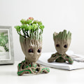 Miniatyrbild 3 av 3: ##/Blomkruka eller pennställ i form av en tecknad figur, julklapp för barn##/