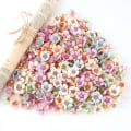 Miniatyrbillede 2 af 5: Kunstig Blomst 100 Stk Multifarvet Kunstig Daisy Hoved Falsk Blomst