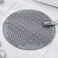 Pikkukuva 2 / 3: (Harmaa, 30 x 30 cm) PVC Pyöreä Hieronta Kylpymatto Liukumaton Suihkumatto