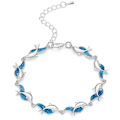 Miniatyrbilde 4 av 5: /#/Sølv og Rhodium og Elegant Delfin Shimmer for Kvinner Jenter/#/