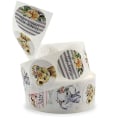 Miniatyrbilde 3 av 3: 2x500 stk juleklistremerker rull?etikett 6 design dyr blomst takk gave dekorasjon   tape&