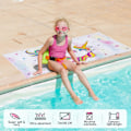 Miniatyrbilde 2 av 5: ##/Enhjørning Strandhåndkle - 70 x 150 cm Rosa Polyester Camping Håndklær f##/