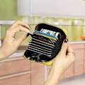 Miniatyrbild 1 av 5: Äkta Läder Kreditkortshållare RFID-Blockering Accordion Kort