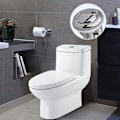 Miniatyrbillede 2 af 5: Universal Toiletknap Enkelt/dobbelt Knap Skylleventil Udskiftning Passer 38mm-e