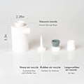 Miniatyrbild 3 av 4: 2020 Bärbar Luftpump med 3600mAH Batteri USB Laddningsbar Luft