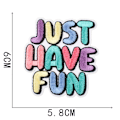 Miniatyrbillede 3 af 5: ##/18 stk. Sommerbølger Broderi Jern-på Patches til Tøj##/