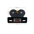 Miniatyrbilde 3 av 5: ##/Integrert motorsykkel baklys (grå linse) Bremslys Lys##/