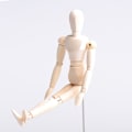 Miniatyrbild 6 av 6: ##/Trädocka Blockhead 1 st Träkonstnärfigur Modell för Skissning Kol Hem Kontorsbord Dekoration Present##/