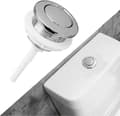 Spolknapp, 38 mm tryckknapp för badrum och WC vattenbesparande enhet - Lämplig för toalettcistern