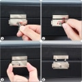 Miniatyrbilde 4 av 5: Urboks for menn, svart, lærurboks for 12 rom, W