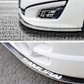 Miniatyrbilde 4 av 5: Selvklebende frontspoilerleppe, 2,5M universell tuning frontspoilerbeskytter laget av karbonfiber for personbil