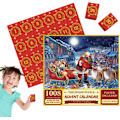Miniatyrbillede 1 af 6: ##/Julepuslespil, 1008 brikker Julepuslespil, 24 dage##/