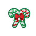 Miniatyrbillede 5 af 5: ##/Julebrev broderi stof lap, 32 stk.##/