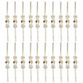 Miniatyrbillede 1 af 3: 200 stk. Kædelampe Beslag Pins Krystal Prisma Pins Kædelampe Krystal Prismer Clips