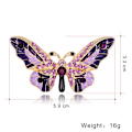 Pikkukuva 1 / 5: Violetti Perhonen Napit Rintaneula, Paidan Napit, Turvanappi, P