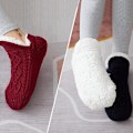 Miniatyrbillede 3 af 5: ##/Antislip Neutrale Slippers - Blå - Indendørs Længde 260mm Vintervarme So##/