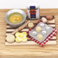 Miniatyrbilde 3 av 5: Miniatyr matleketøy skjærebrett, 1:12 mini dukkehus miniatyr d